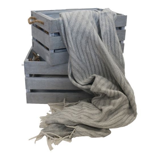 Nepal Grey Throw