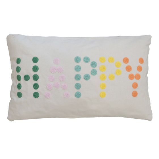Happy Filled Cushion