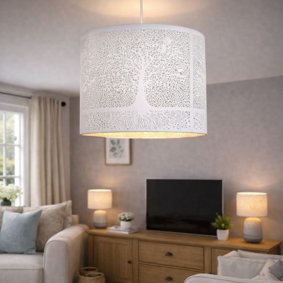 Kew Cream Pendant 