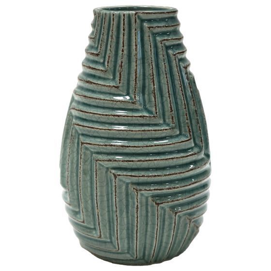 Green Leaf Vase