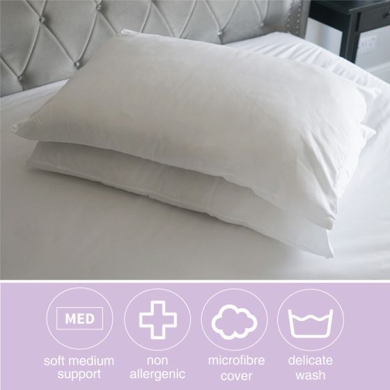 Microfibre Pillow Pair