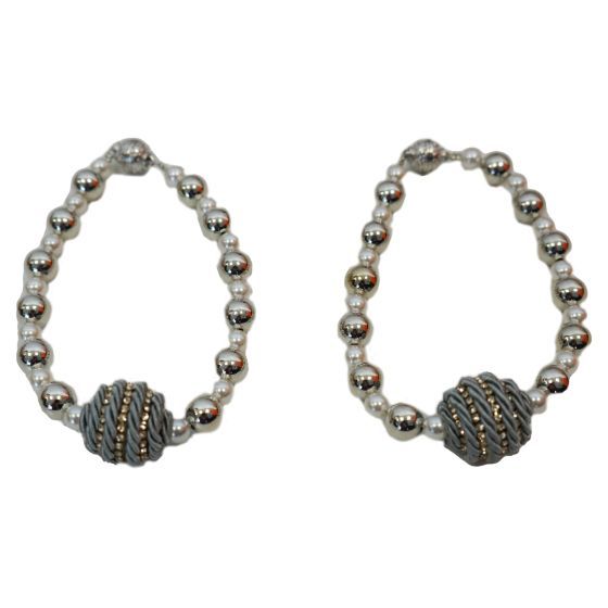 Montalla Silver Tie Back Pair