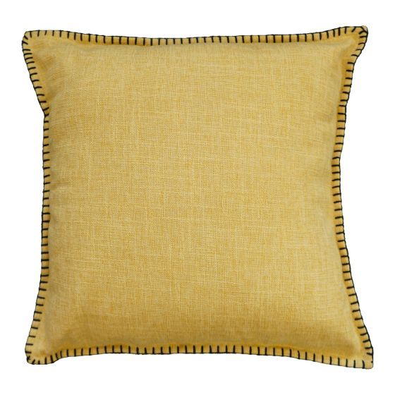 Mylo Ochre Filled Cushion 24"x24"