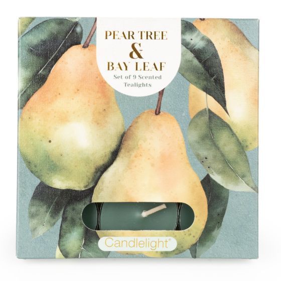 Pear Tree and Bay Leaf Tea Lights 9 Pack