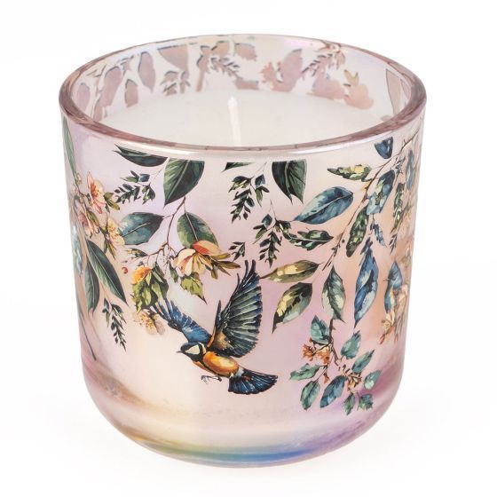 Garden Bloom Plum LED Candle 
