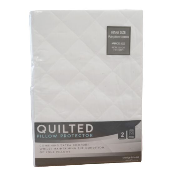 Quilted King Size Pillow Protector