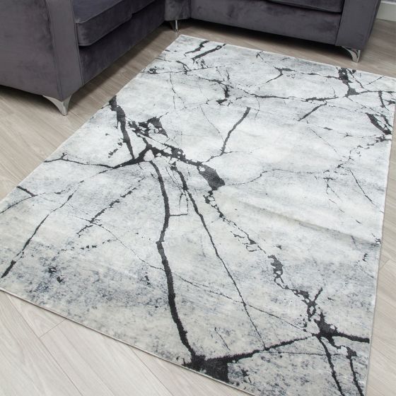 Rococo Glacial Anthracite Rug