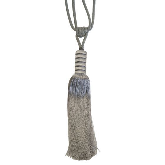 Shannon Rope Silver Tie Back