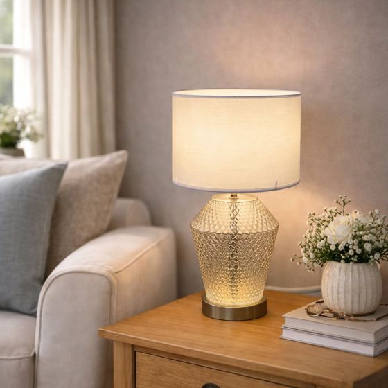 Skye Antique Brass Table Lamp