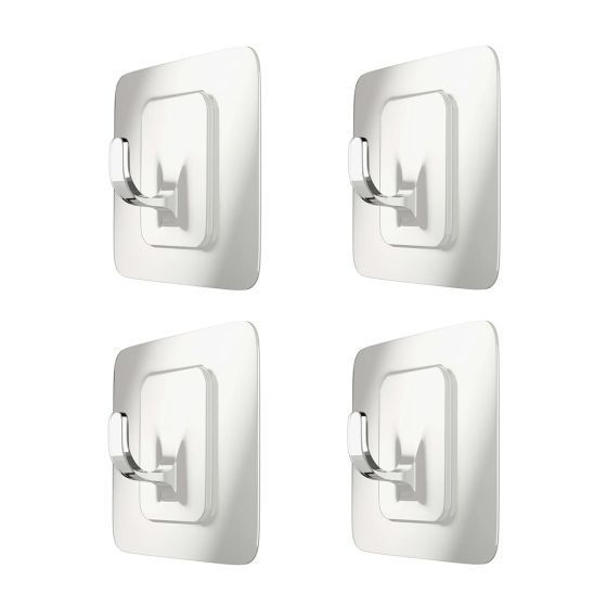 Super Strong Self Adhesive Hooks 4 Pack