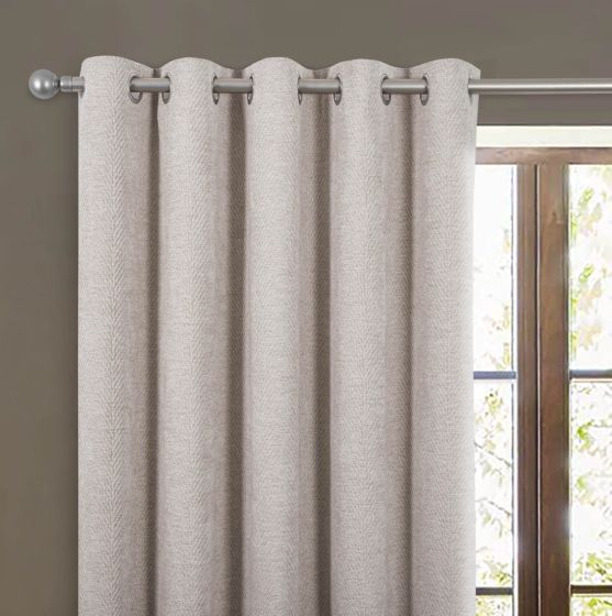 Kelso Natural Thermal Ready Made Eyelet Curtains
