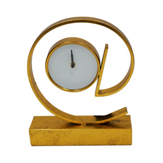 Gold Metal Clock
