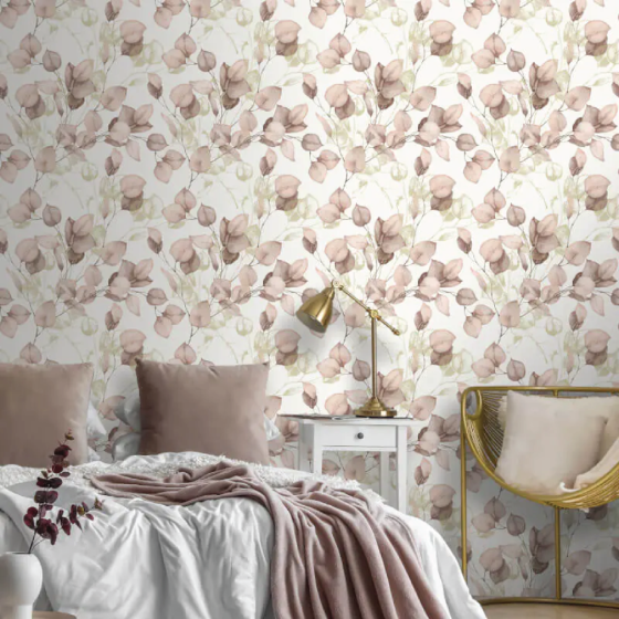 Eucalyptus Blush Wallpaper Roll