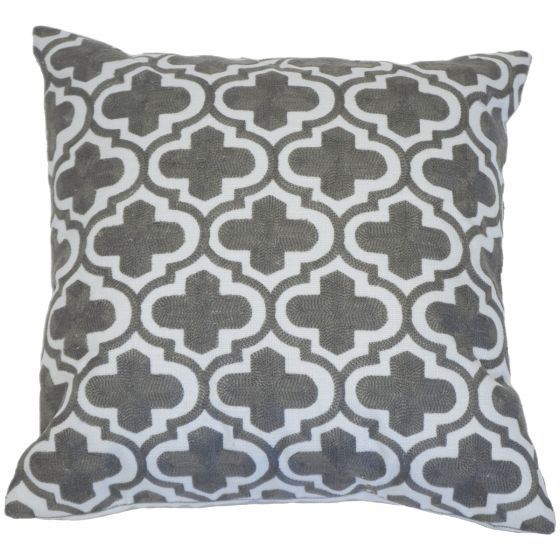 Adana Grey Filled Cushion