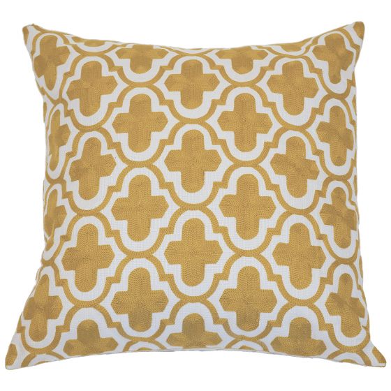 Adana Ochre Filled Cushion