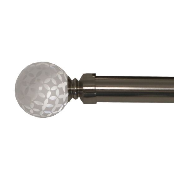 28MM Amalfi Stainless Steel Curtain Pole