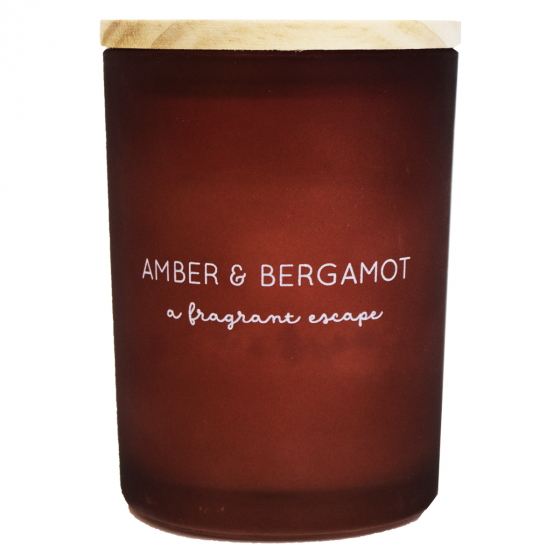 amber+ bergamot bergamot candle