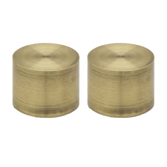 28mm Finial Antique Brass Pair