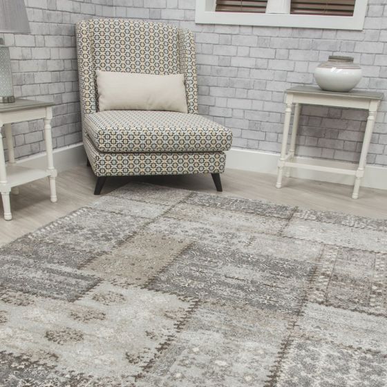 Antika Patchwork Natural Rug