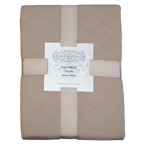 Ava Taupe Throw 150x200cm