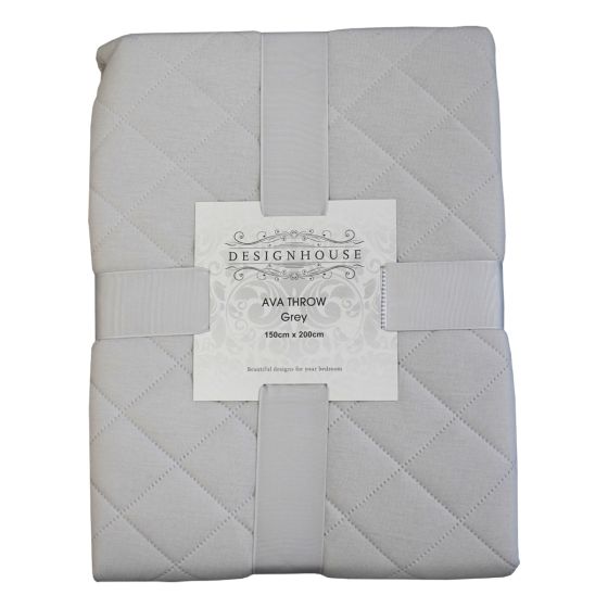 Ava Grey Throw 150x200cm