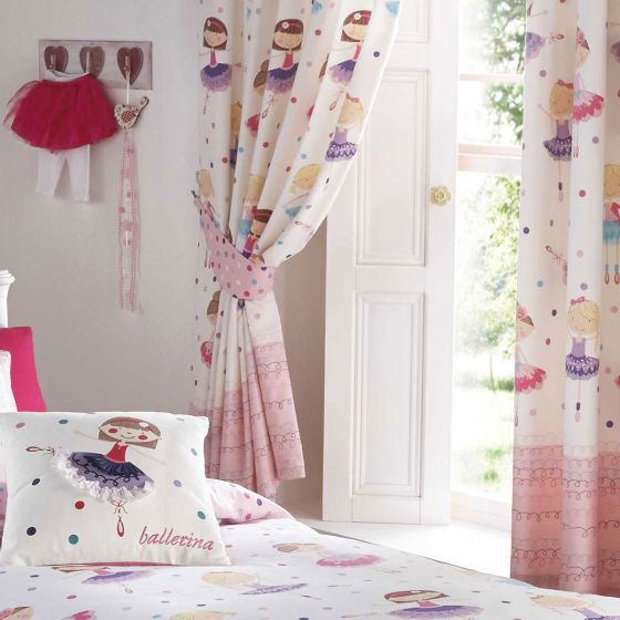 Ballerina Pencil Pleat Curtains