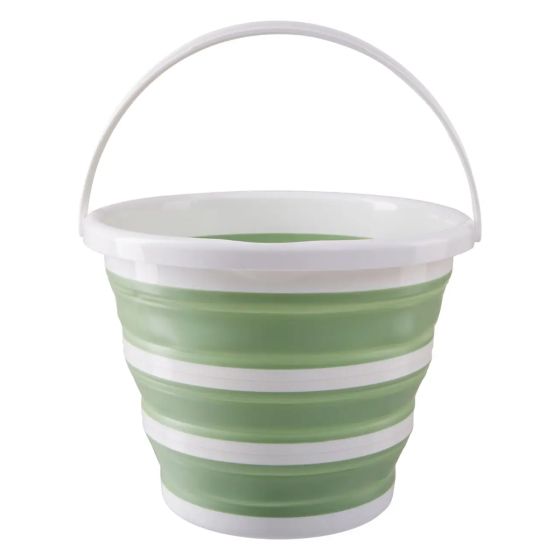 Collapsible Green Bucket