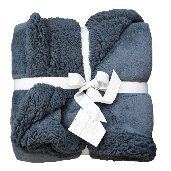Colorado Navy Throw