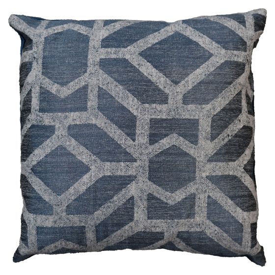 Compose Blue Filled Cushion 