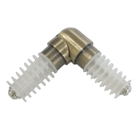 19mm Elbow Antique Brass Connector