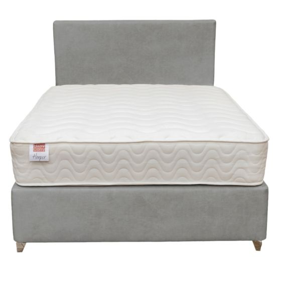 Cruz Steel King Divan Bed & Mattress Bundle