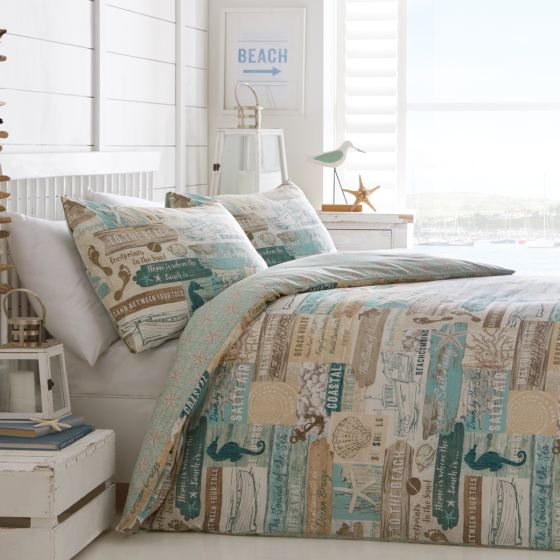 Driftwood Natural Cotton Mix Duvet Set