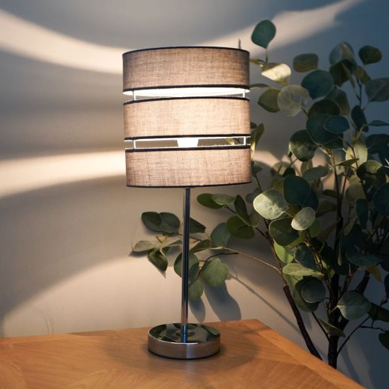 Blenheim Grey Table Lamp