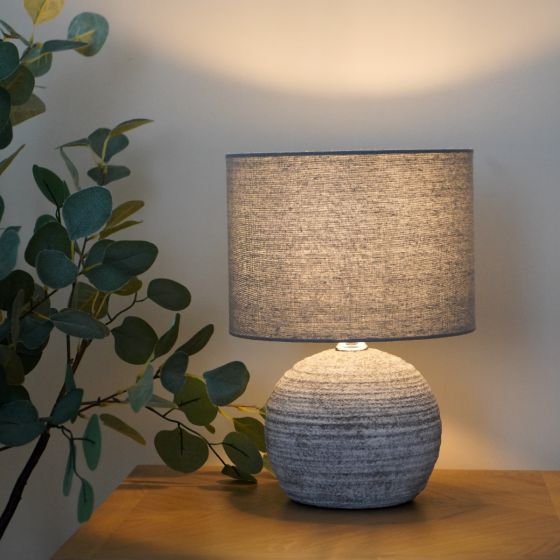 Sefton Grey Table Lamp