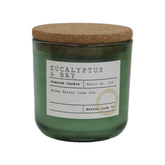 Eucalyptus and Bay Large Glass Candle