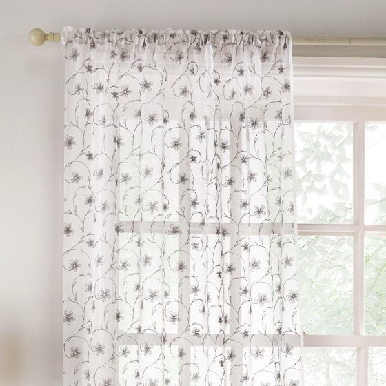 Faith Grey Voile Panel