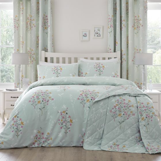 Felicity Green Duvet Set