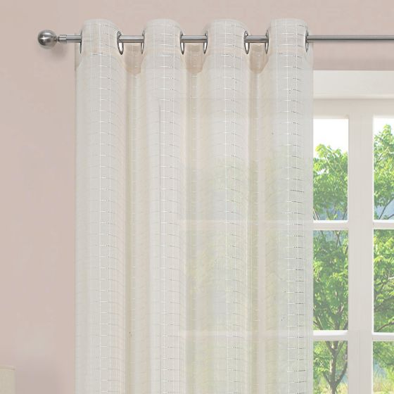Gina Linen Eyelet Voile Panel