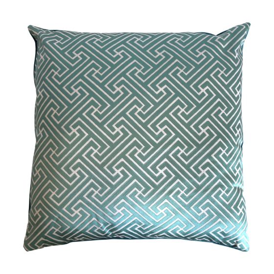 Key Teal Filled Cushion
