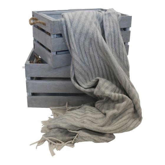 Nepal Grey Throw