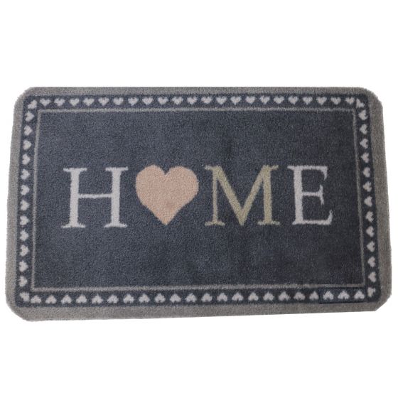 Home Navy Washable Door Mat