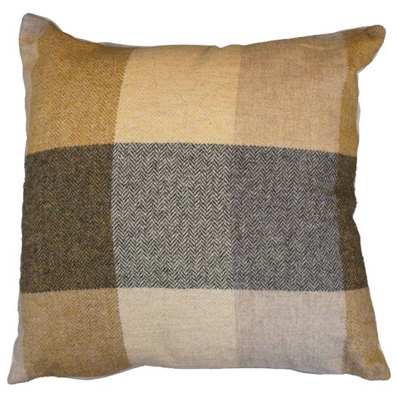 Hunter Ochre Cushion 