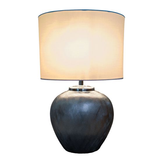 Jensen Grey Table Lamp