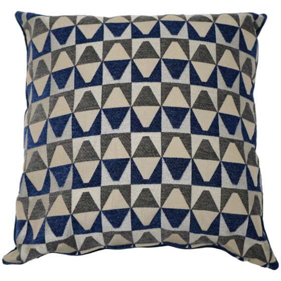 Kaleidoscope Navy Filled Cushion 