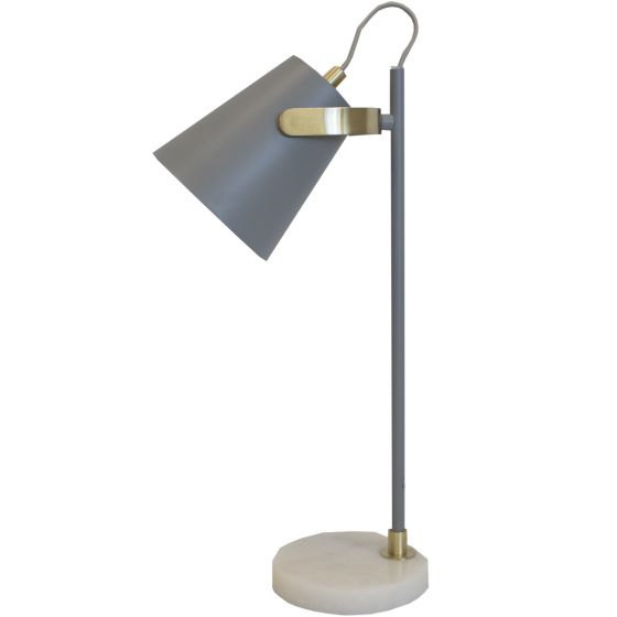 Karter Grey Desk Lamp 