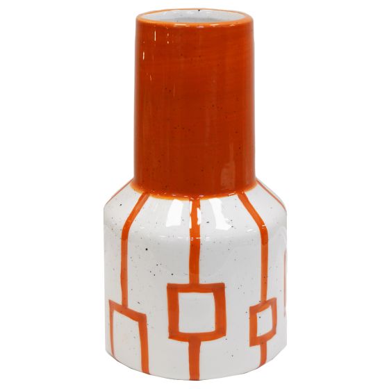 Large Abstract Terracotta Vase