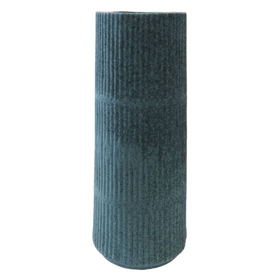 Large Blue Ceramic Vase