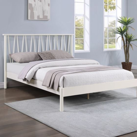 Layla Off White Bed Frame