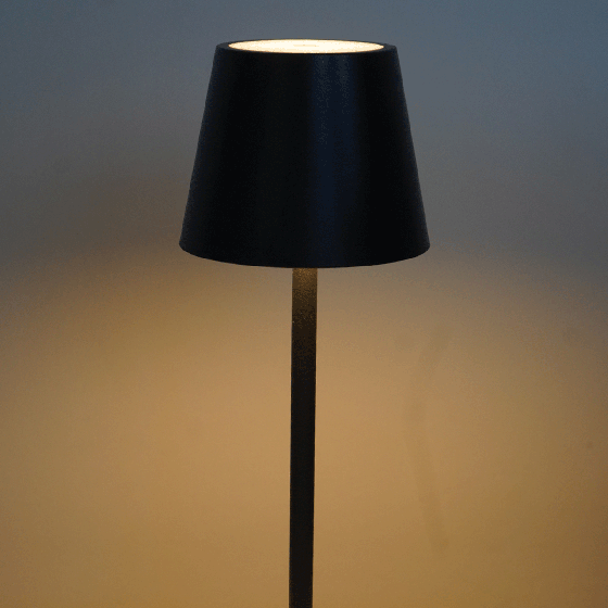 Led Touch Black Table Lamp