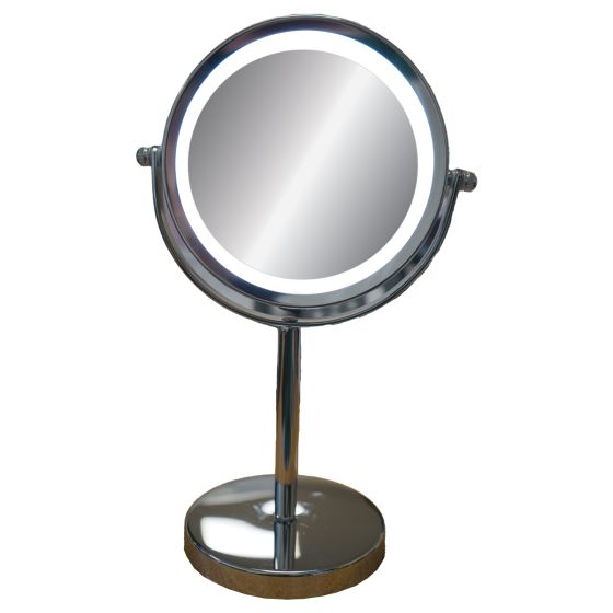 LED Silver Table Lamp